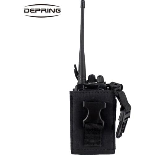 Outdoor Tactical Military Molle Ssystem Nylon Radio Pouch Walkie Talkie Holder Holster Magazine Pouch Pocket