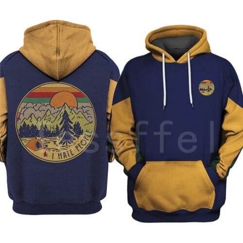 Tessffel Animal Bear Hunting I hate people Love Camping Funny NewFashion 3DPrint Zipper/Hoodies/Sweatshirts/Jacket/Men/Women S18