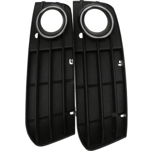 1 Pair Car Front Hood Grill Lower Grille ABS plastic Grille Cover Auto Replacement Parts For Audi A4 A4L B8 2009-2012