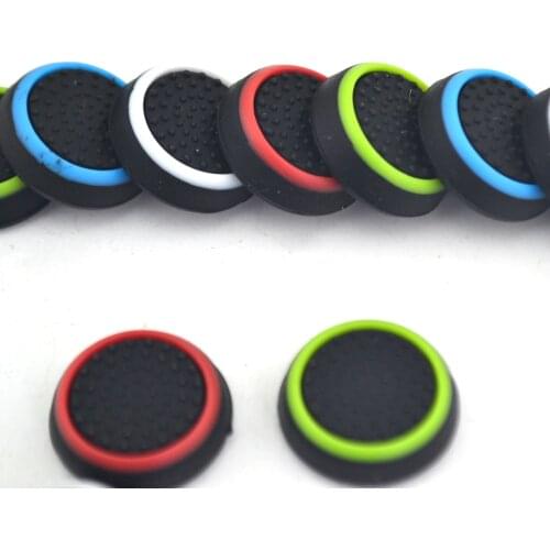 10 pcs a lot Game Accessory Protect Cover Silicone Thumb Stick Grip Caps for PS3 /PS4 for Xbox 360 for Xbox one Game Controllers