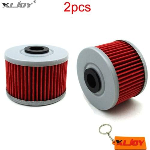 2x Oil Filter For Honda XR650L XR250R XR400R CBR300R CB300F CBX250 CRF250L TRX700XX CBR250R GB400F NX250 NX650 ATC250ES SLR650