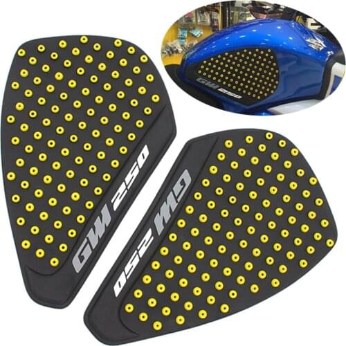7 colour High quality Motorcycle Tank Traction Side Pad Gas Fuel Knee Grip Decal For SUZUKI GW250