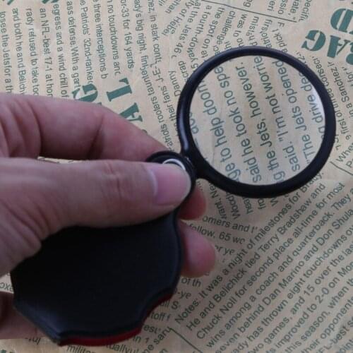 8X 50mm Mini Pocket Folding Jewelry Magnifier Magnifying Eye Glass Loupe Lens