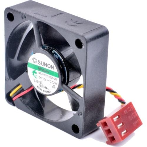 Brand new original MC35101V2-0000-G99 3.5cm 3510 35x35x10mm DC12V 0.52W 3 lines of small silent cooling fan
