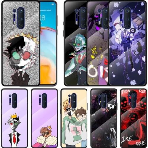 Dream Smp Ranboo For Oneplus 9R 9 8T 8 Nord Z 7T 7 Pro 5G Tempered Glass Shell Phone Case Cover