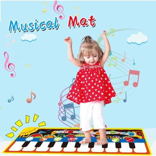 Kid Multifunctional Music Play Carpet Piano Mat Keyboard Gift Instrument Toy