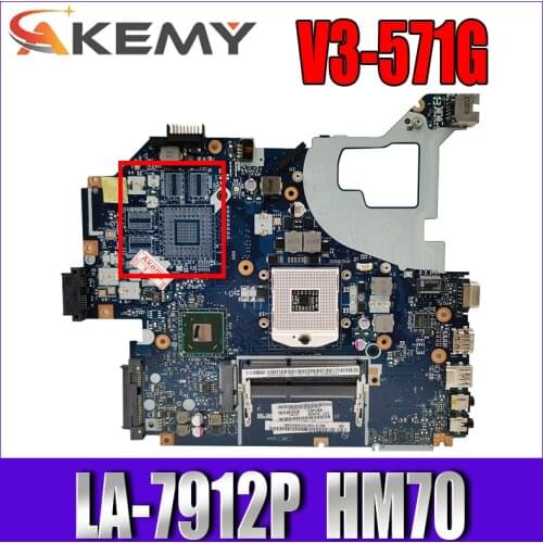 For ACER E1-531 NV56R HM70 Testing Fast Ship V3-571G Q5WV1 LA-7912P Laptop Motherboard Mainboard