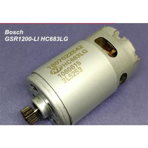 GSR1200-LI 12V Rechargeable drill screwdriver machine maintenance motor HC683LG with 12T gear