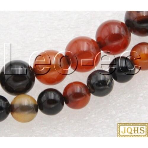 8mm round Multicolor Agates Loose Strand For Jewelry Making 15" V1320-1