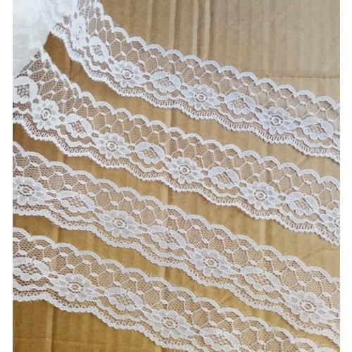 Width 36mm 15yards Embroidered Net Lace Trim fabric Garment ribbon headband wedding party decoration gift DIY Accessories GH0255