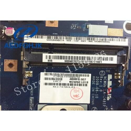 Laptop motherboard MB.N6702.001 for ACER 5532 series 5517 series LA-5481P DDR2 integrated 100% test ok