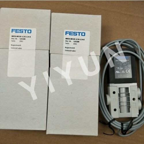 MHE4-MS1H-3/2G-QS-8 525191 MHE4-MS1H-3/2G-QS-8-K 525193 MHE4-MS1H-3/2G-1/4-K 525189 MHE4-M1H-3/2G-1/4 FESTO Solenoid valve