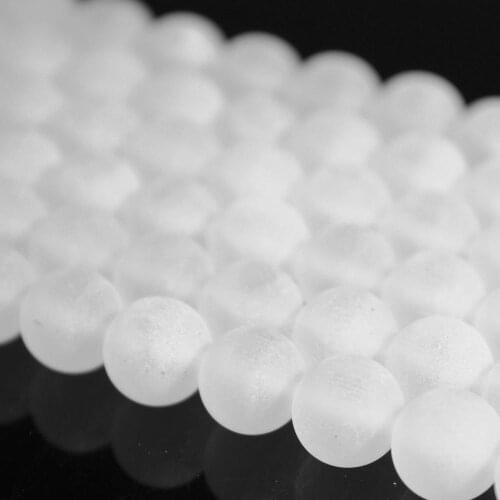 Natural Round Crystal Mat-Quartz white Gemstone Loose Beads 4 6 7 8 10 12mm For Necklace Bracelet DIY Jewelry Making