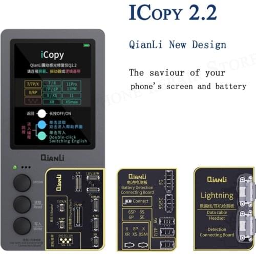 Qianli iCopy Plus LCD Screen Original Color Repair Programmer for iPhone XR XSMAX XS 8P 8 7P 7 Vibration/Touch/Battery Repair