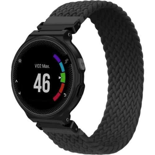 Solo loop band for Garmin Forerunner 235 735xt 220 230 630 620 735 Approach S20 S5 S6 nylon Braided Strap smart watch bracelet