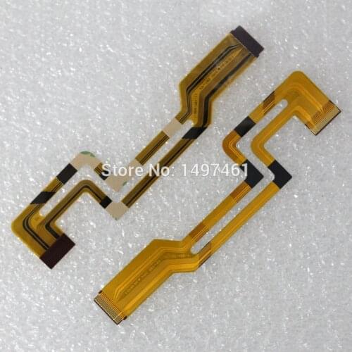 2PCS LCD hinge rotate shaft Flex Cable for Sony DCR-HC17E HC19E HC21E HC22E HC32E HC33E HC39 HC42 HC43 Video Camera