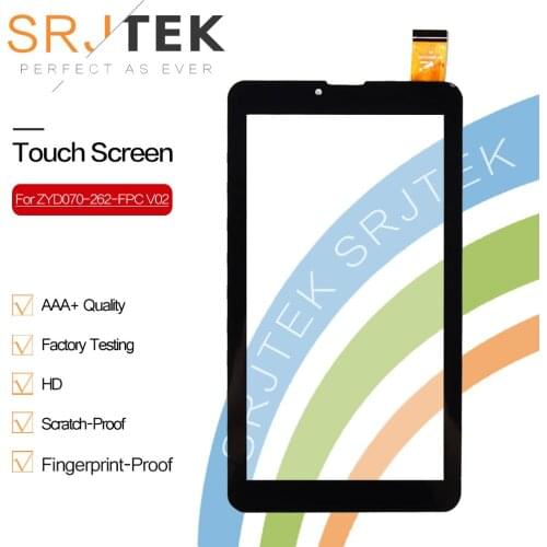 SRJTEK 10.1"Touch For ZYD070-262-FPC V02 Tablet PC Touchscreen Panel Digitizer Sensor Glass Repair Replacement Parts