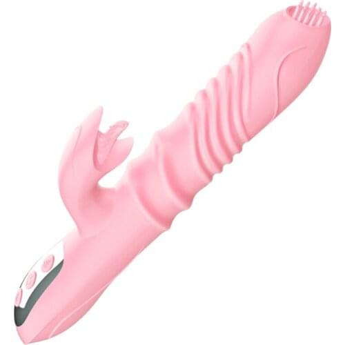 Rabbit Vibrator with 10 Vibration Modes Clitoral Stimulation Powerful Massager Adult Toy for Couples