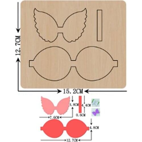 2021 diy Bowknot Wood Cut Dies Craft New Bow Die For Leather Cloth Wooden Die Fit Common Die Cutting Machines on the Market