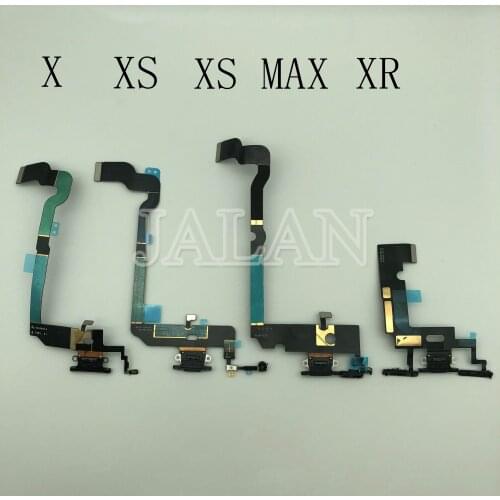 1pcs For Phone x xs xr xs max Charger Charging port Dock USB Connector Data Charging Flex Cable with Headphone Jack Flex Ribbon