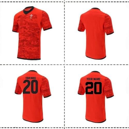 2020/2021 WALES TRAINING RUGBY JERSEY 2021 Wales Rugby TRAINING Welsh JERSEY size S-5XL