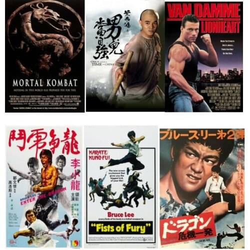 29Style Choose Classic Martial Movie Bruce Lee Art Silk Print Poster