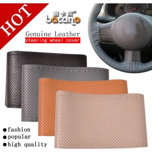CAR STEERING WHEEL COVER MULTI CHOICE 3 SIZE S M L DIAMETER 36CM 38CM 40CM AUTOMOTIVE INTERIOR ACCESSORIES FREE SHIPPING