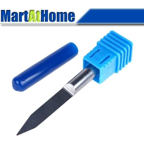 Argedo 30PCS/lot 6mm Carbide Extra-Long CNC Engraving V Bits CNC Router Cutting Tool 30 Deg 0.5mm @SD