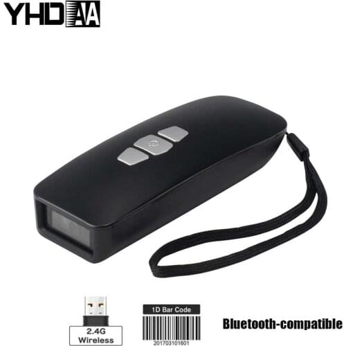 Wireless Barcode Scanner 1D CCD Mini Bar code Reader Battery Memory Code Scanner For Hospital Logistics Warehouse Windows /IOS