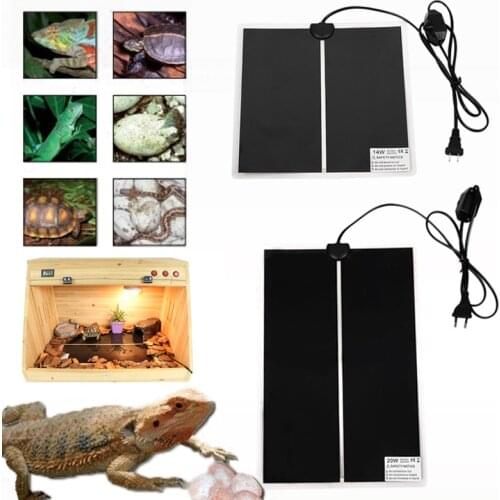 Reptile Brooder Chicken Coop Heater Heat Lamp Bulb Heat Lamp for Reptiles Warm 220V-240V Incubator Pad EU/US EU/US Pad Pad