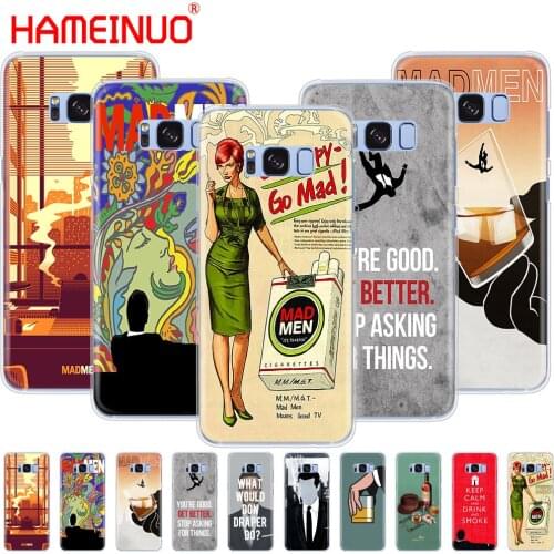 HAMEINUO Matthew Weiner Mad Men cell phone case cover for Samsung Galaxy S9 S7 edge PLUS S8 S6 S5 S4 S3 MINI