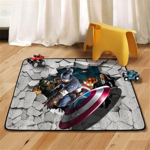 Disney 80x160cm Baby Play Mat Spider-Man Rug Activity Gym Baby Crawling Mat Living Room Bedroom Floor Mat Decor