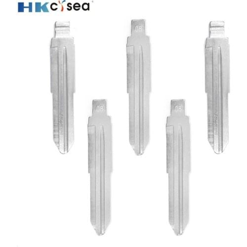 HKCYSEA KD#08 KD JMD VVDI Remote Uncut Blank Metal Blade Type TOY38R #08 for Kia Car Key Remote Blade Replacement