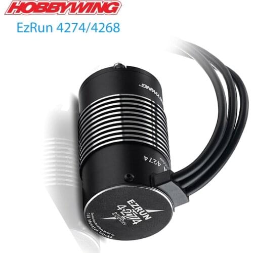 Hobbywing EzRun 4274 2200KV 4268 2600KV Brushless Motor for 1/8 RC Car Truck