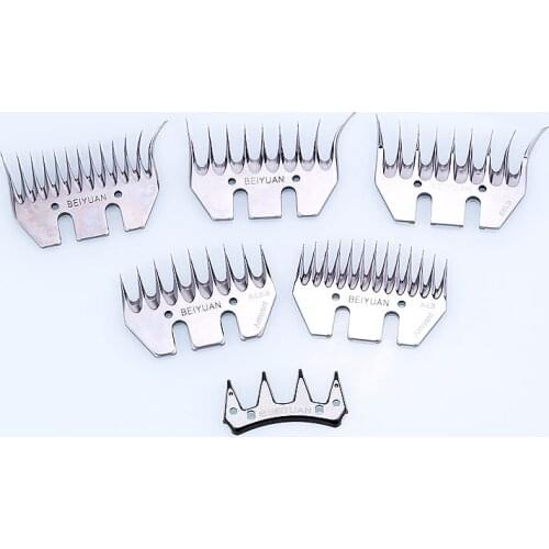 BEIYUAN Special Blade For Wool Shears 13 Tooth Blade 9 Tooth Stainless Steel Blade Sheep Clippers Blade Sheep Farm Tool 2021 New