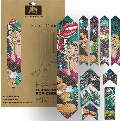 Mountain Bike Sticker Frame Anti-scratch and Scratch-proof Waterproof Protective Film Bicycle Sticker 3M Bicycle Sticker