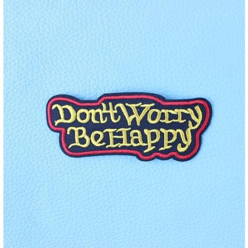 Letter Embroidered Patches for Clothing Iron on Transfer Appliques DIY Cute Clothes Badge Sticker for Backpack Patch