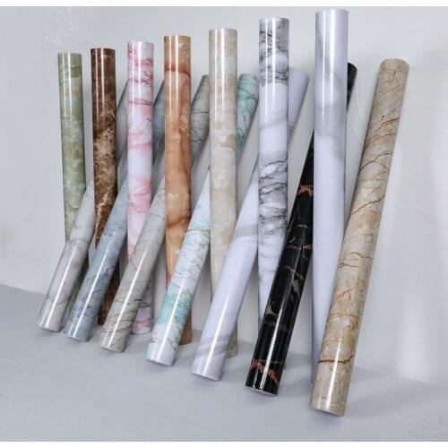 10M modern living room furniture desktop waterproof thick marble wallpaper vinyl self-adhesive contact paper home decoration