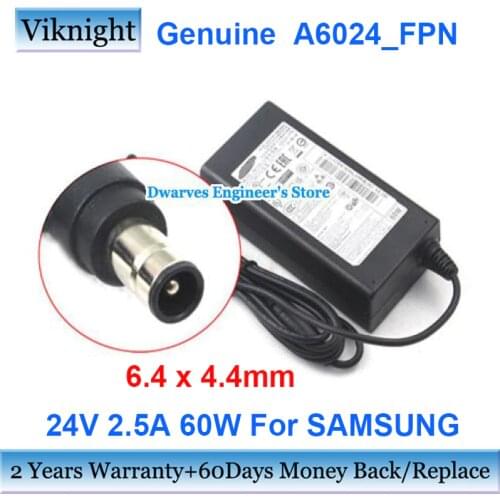 Genuine A6024_FPN 24V 2.5A 60W AC Adapter Power Supply For Samsung HW-J550 HW-F550 HW-J550/ZA HW HM45 HW-J355 PS-J650 HT355
