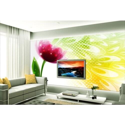 Custom floral wallpaper,Dream gorgeous flowers,3D stereoscopic wallpaper for living room restaurant bedroom waterproof wallpaper