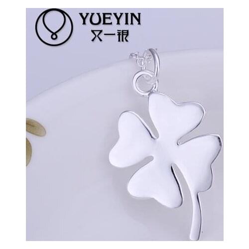 Silver plated pendant for women Necklace accessories Trendy wedding jewelry P246 Bridal Jewelry bijoux