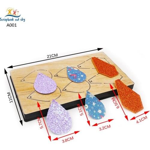Earring Combination Series Wooden Cutting Mold Is Suitable For Most Die Cutting Machines