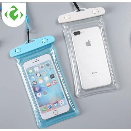 Swimming Bags Waterproof Bag with Luminous Underwater Pouch Phone Case For iphone 6 6s 7 universal all models 3.5 inch -6 inch