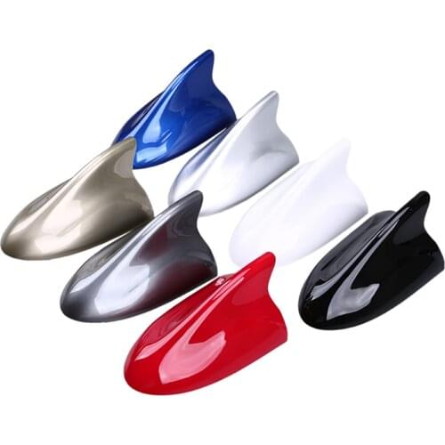 Universal Shark Fin Antenna Car Roof Radio Signal Reception Aerial Replacement Glossy Color Car Accessories For Peugeot BMW
