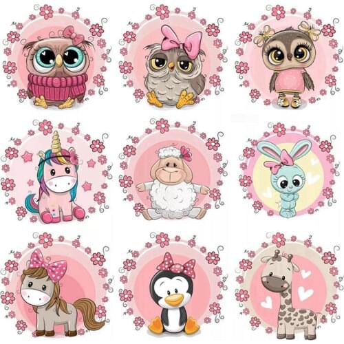 Uone New Diamond Painting 5d DIY Cross Stitch Animal Cartoon Owl Mosaic Embroidery Rhinestone Kids Adult Home Office Decor Gift