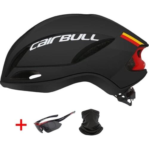 2020 New Bicycle Helmet with Glasses Aerodynamic Road Bike Mountain Bike Helmet In-mold Ultralight XC TRAIL MTB Cycling Helmet