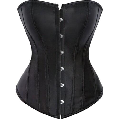 Overbust Corset Plus Size Sexy Corselet Corsets and Bustiers Tops Red Black Pink Purple White Gothic Lingerie Women