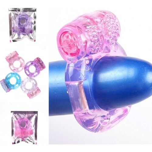 1PC Sex Toy Butterfly Vibrating Penis Cock Ring Premature Ejaculation Lock Collar Delay Party Erotic Toy Sex Products For Male