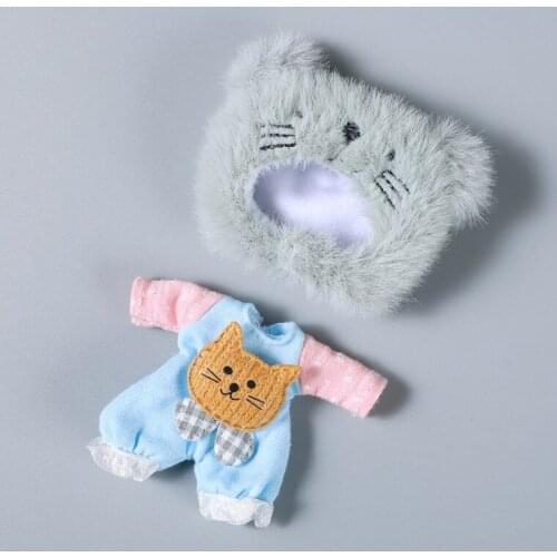 16cm Doll Clothes for BJD Doll Cute Animal Suit Dress OB11 Doll Accessories for Girl Dress Up Toy Accessories Childrens Gifts