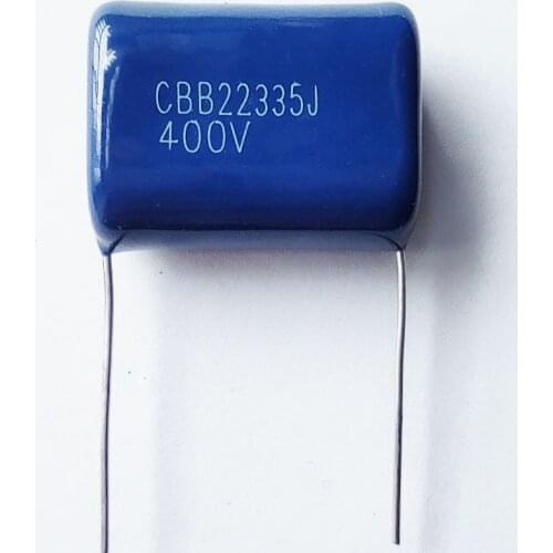 20pcs 335 3.3UF 400V P26 Type CBB Metallized Polypropylene Film Capacitor